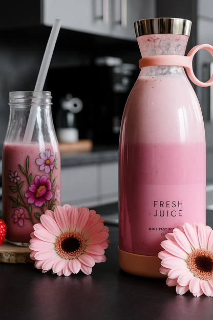 Blender Portable Rechargeable 6 Lames – Mixeur Smoothie Nomade